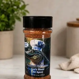 Javi's Blend All Spice 8oz shaker jar